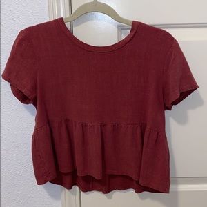 Pacsun ruffle tee